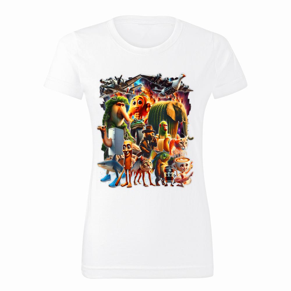 Italian Brainrot 7 koszulka damska