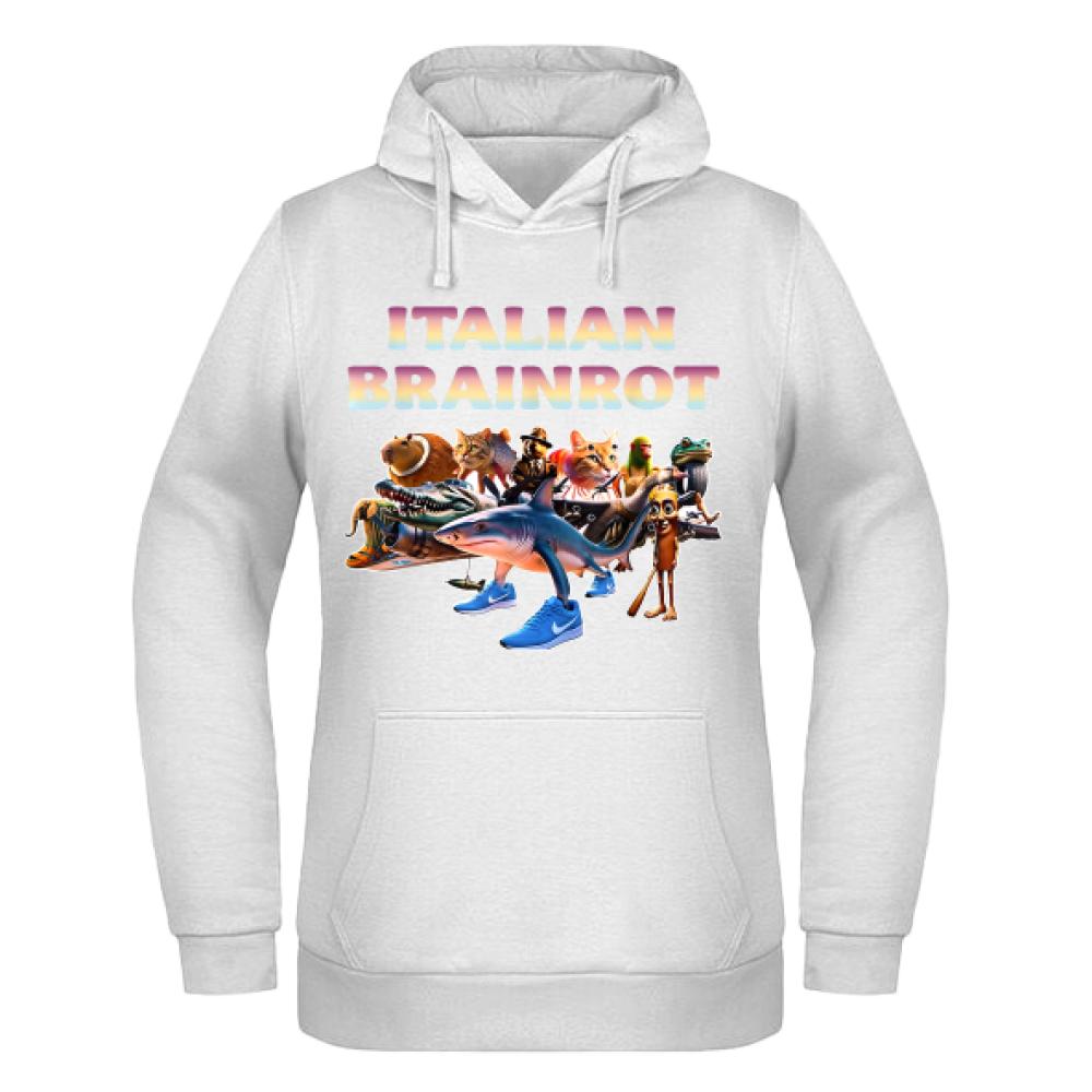Italian Brainrot 8 bluza damska z kapturem