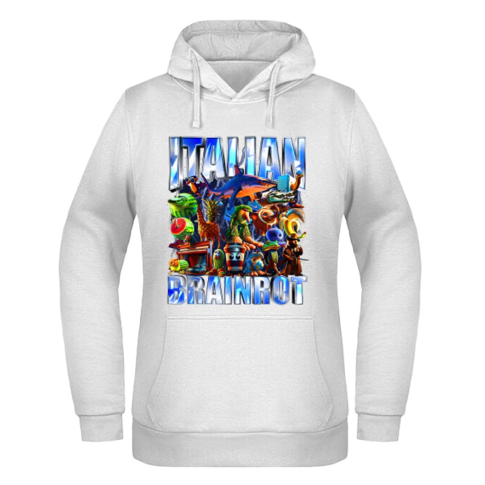 Italian Brainrot bluza damska z kapturem