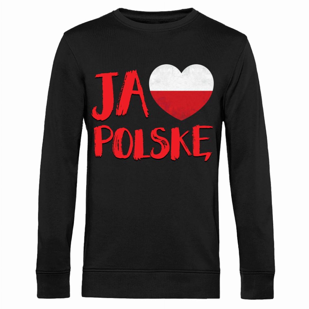 Ja Kocham Polske bluza męska bez kaptura
