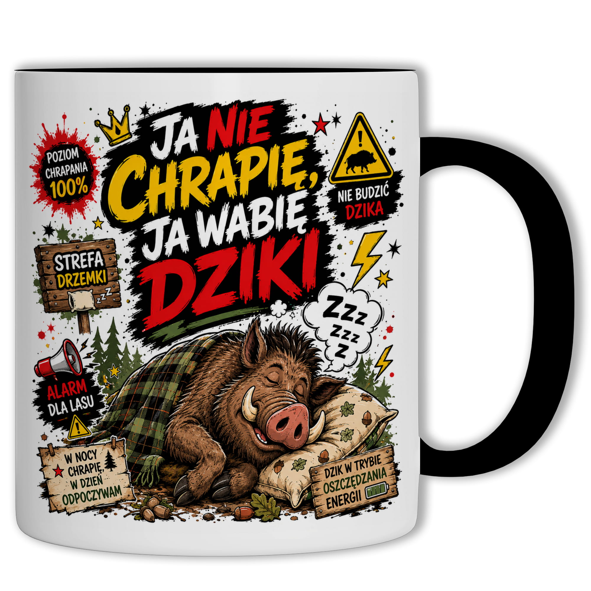 Ja nie chrapię, ja wabię dziki