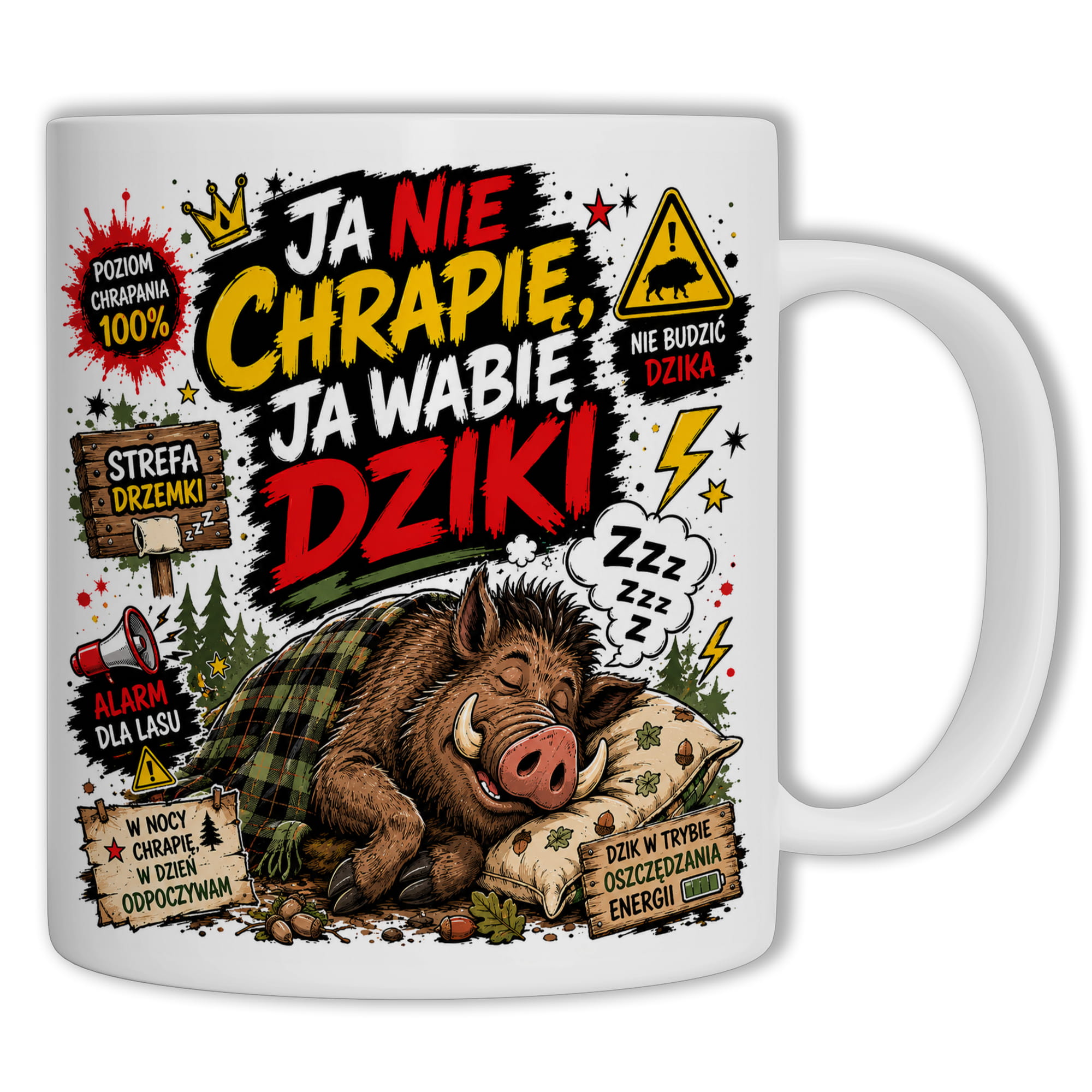Ja nie chrapię, ja wabię dziki