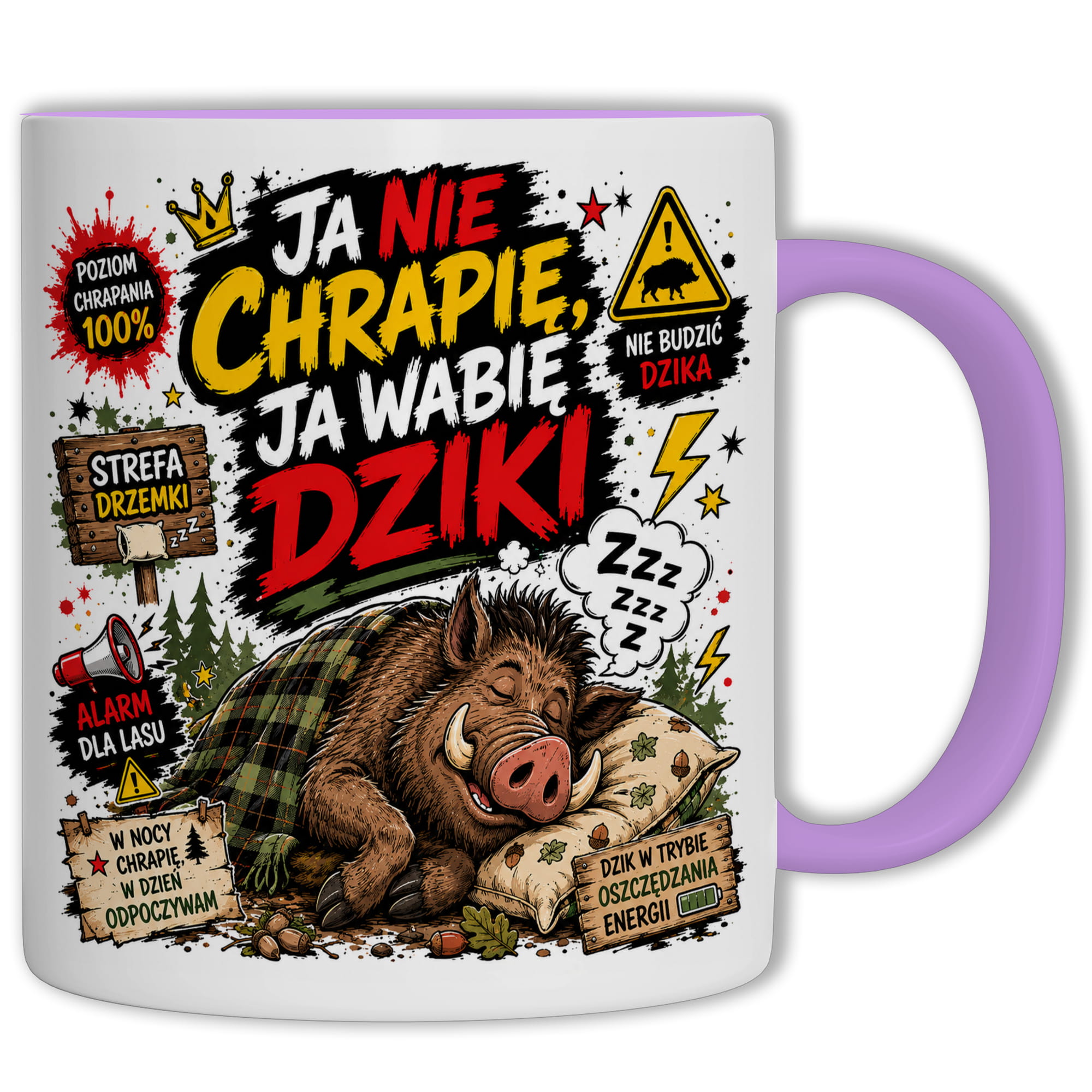 Ja nie chrapię, ja wabię dziki