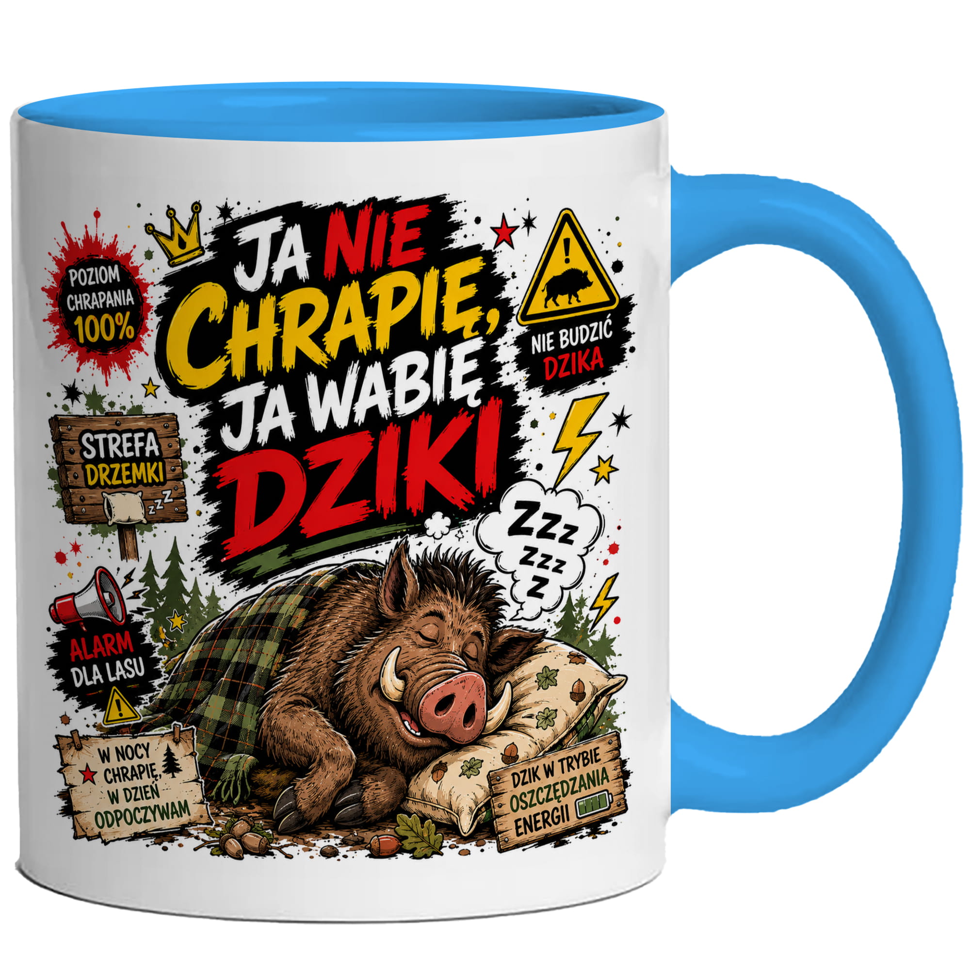 Ja nie chrapię, ja wabię dziki