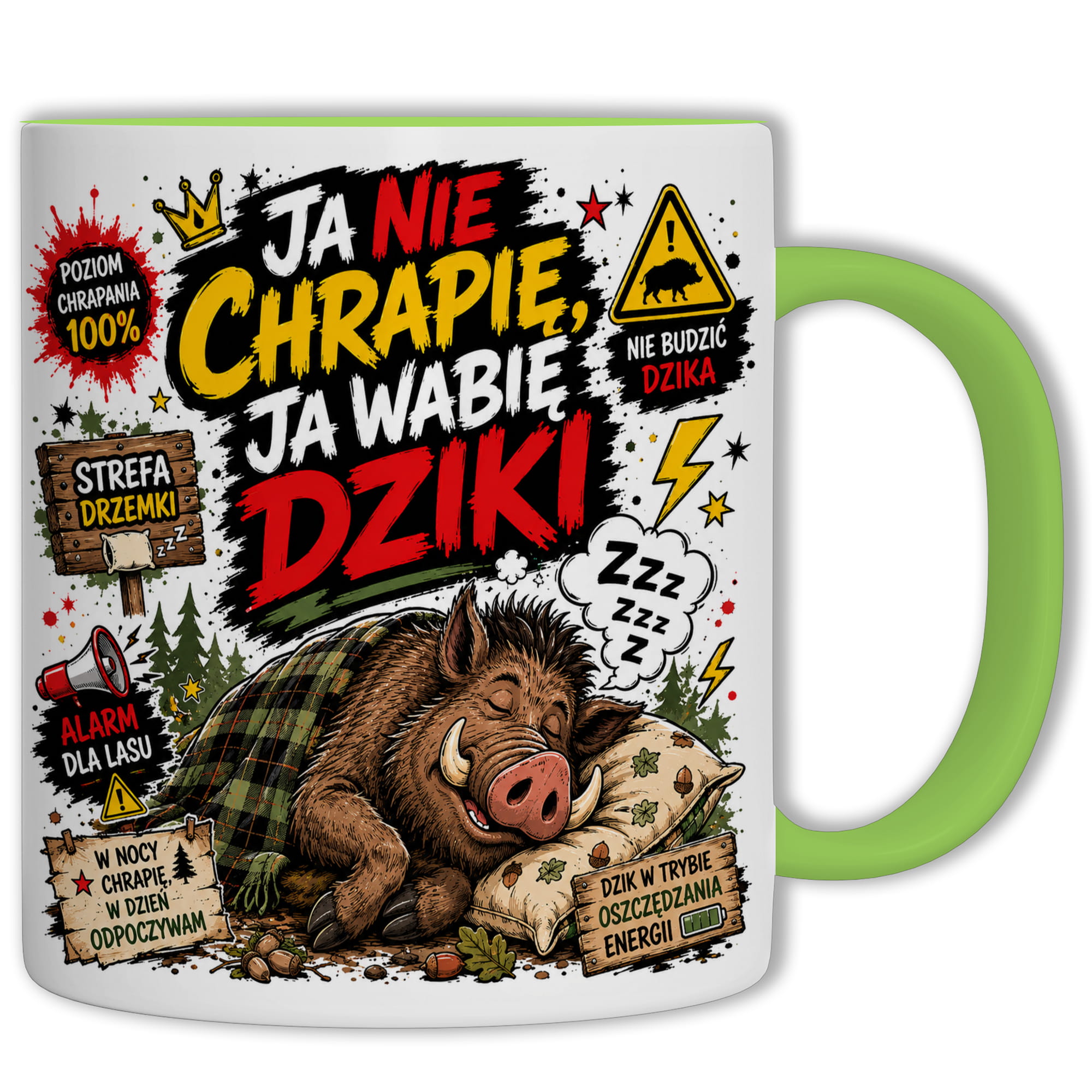 Ja nie chrapię, ja wabię dziki