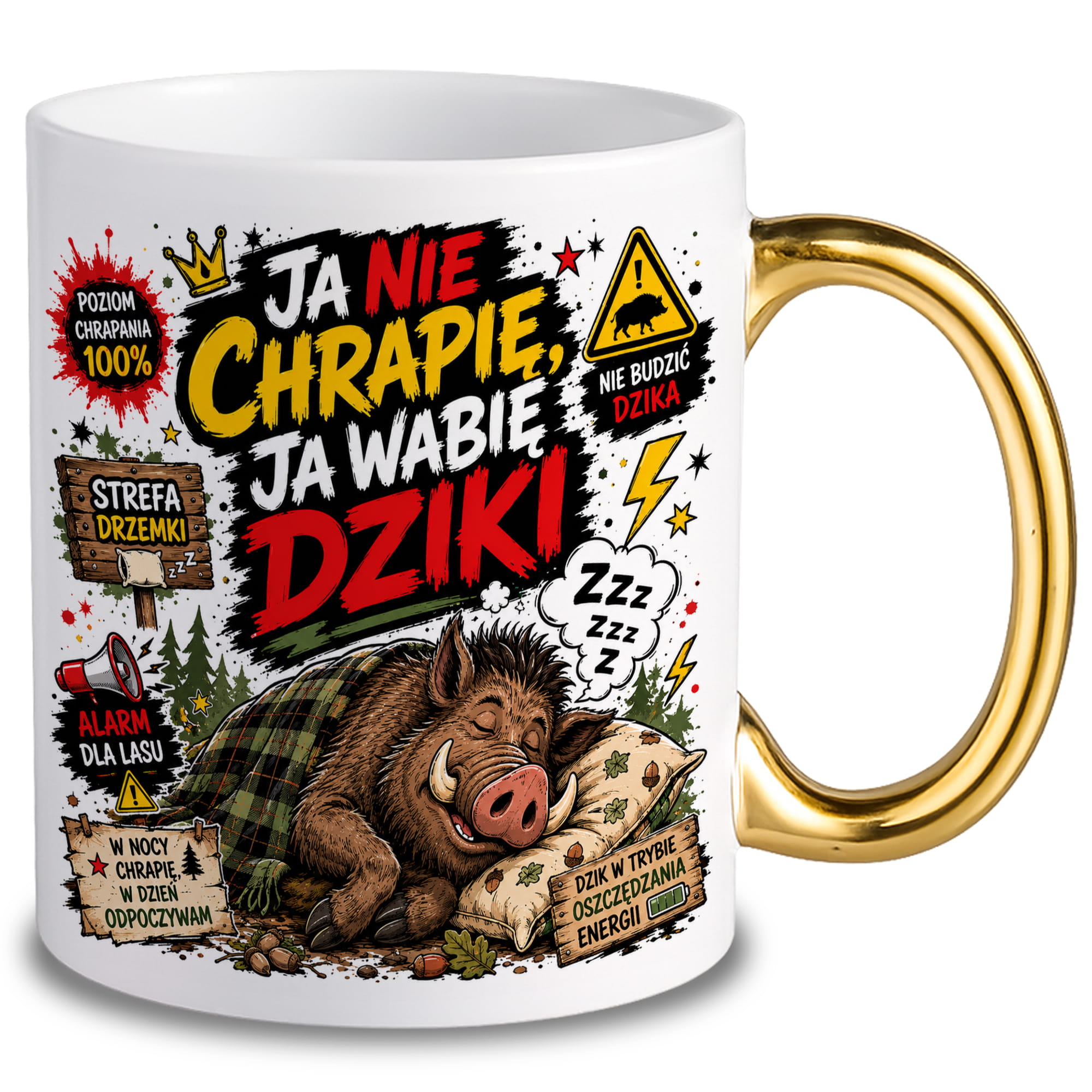 Ja nie chrapię, ja wabię dziki