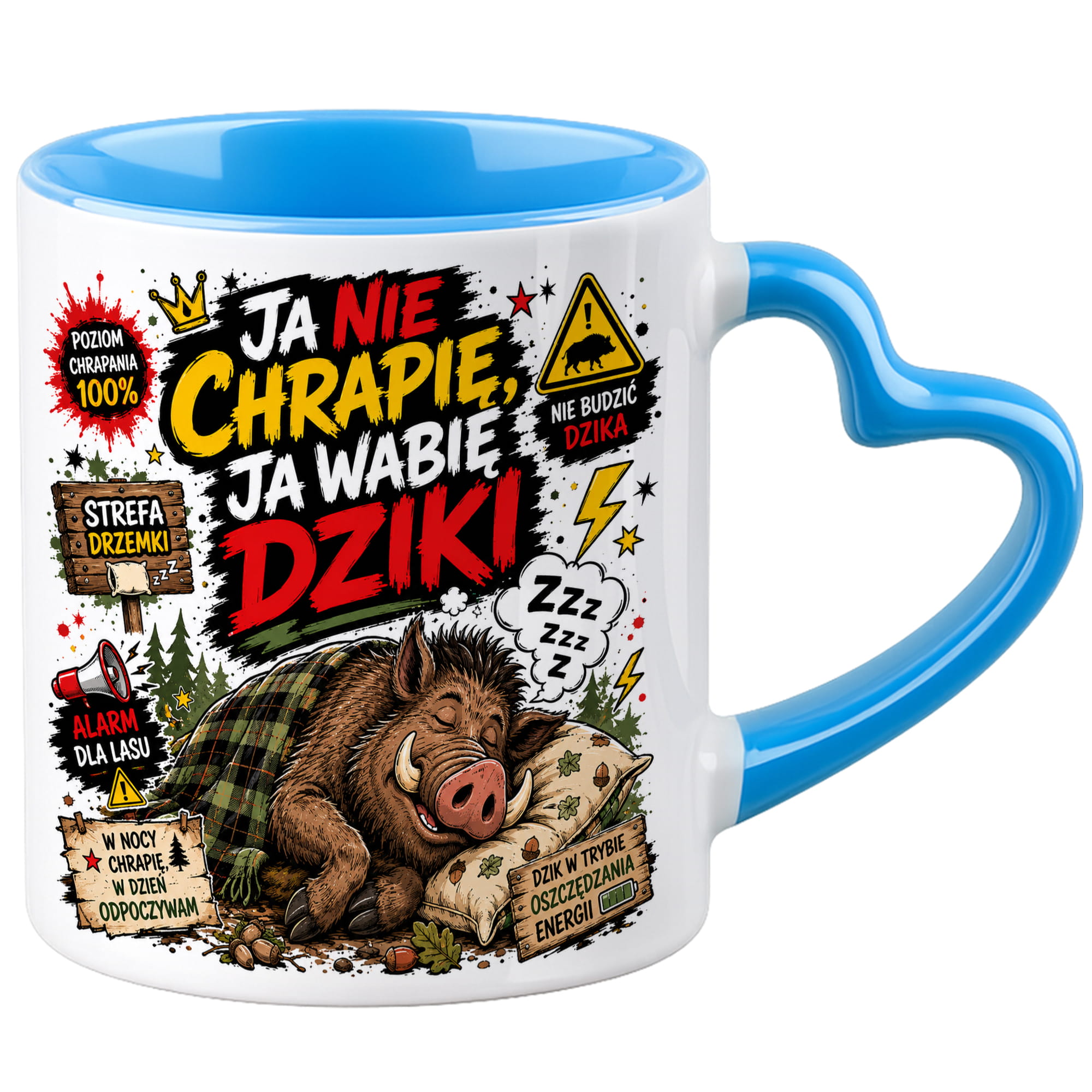 Ja nie chrapię, ja wabię dziki
