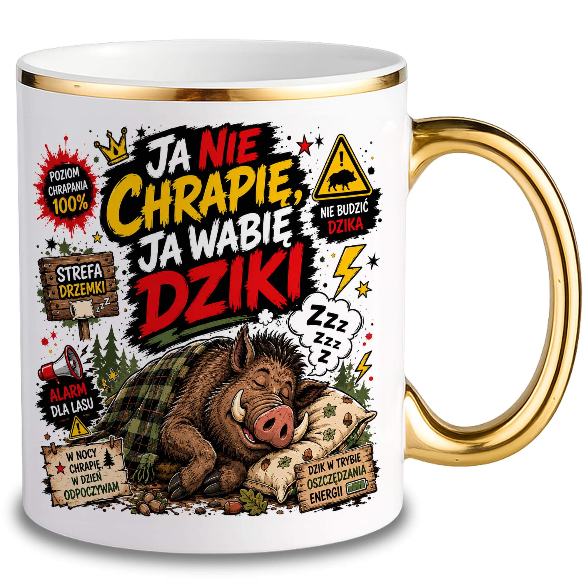 Ja nie chrapię, ja wabię dziki