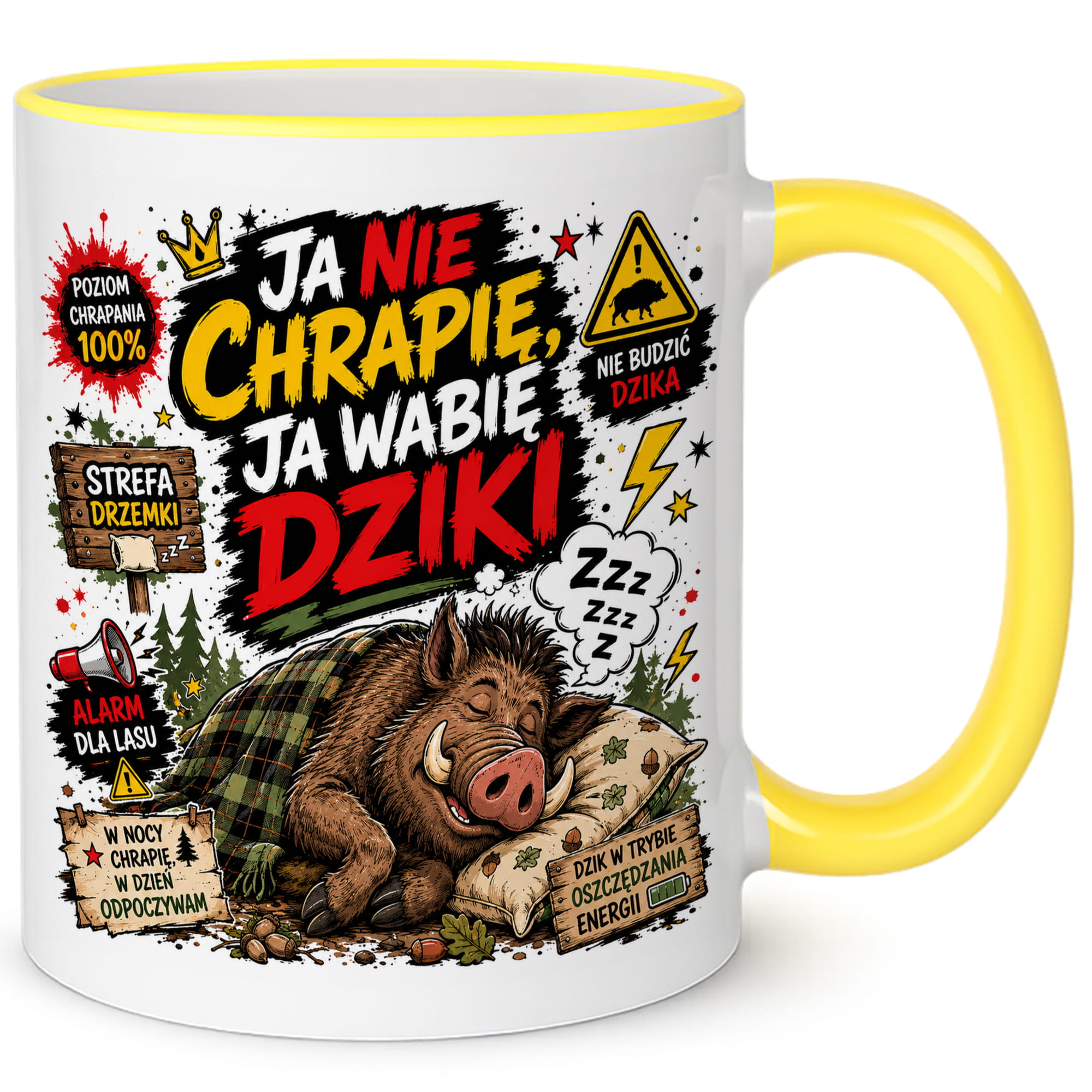 Ja nie chrapię, ja wabię dziki