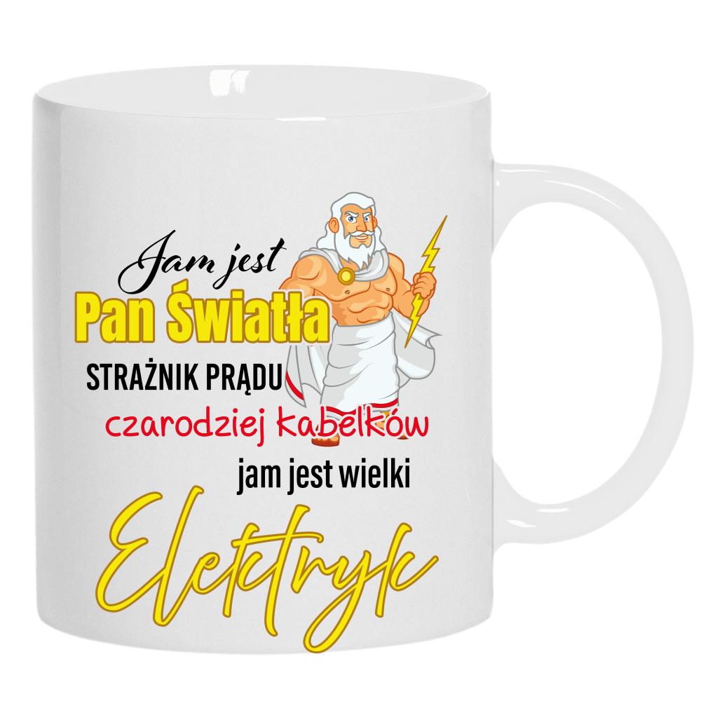 Jam jest pan światła kubek ucho kolor