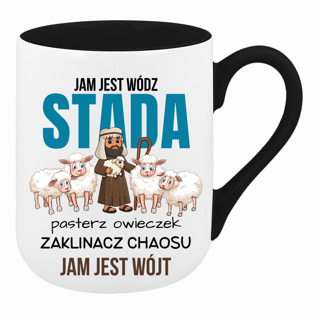 Jam wódź stada pasterz owieczek zaklinacz chaosu kubek coffee kolor różowy