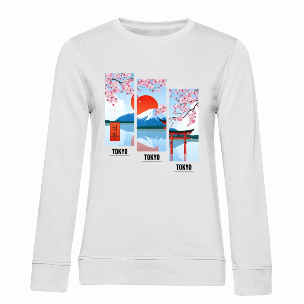 Japonia bluza damska bez kaptura