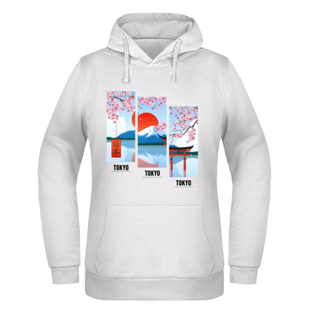 Japonia bluza damska z kapturem