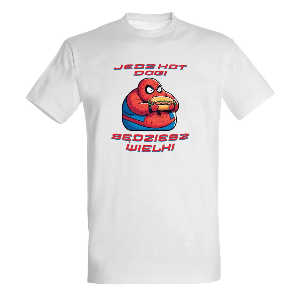 JEDZ HOT DOGI, BĘDZIESZ WIELKI koszulka męska