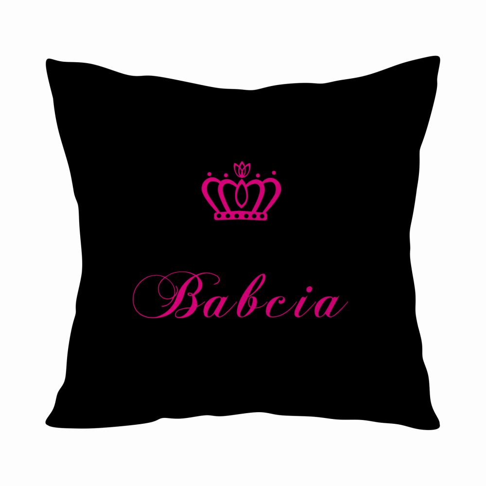 Jej Wysokość Babcia poduszka kolor zielony