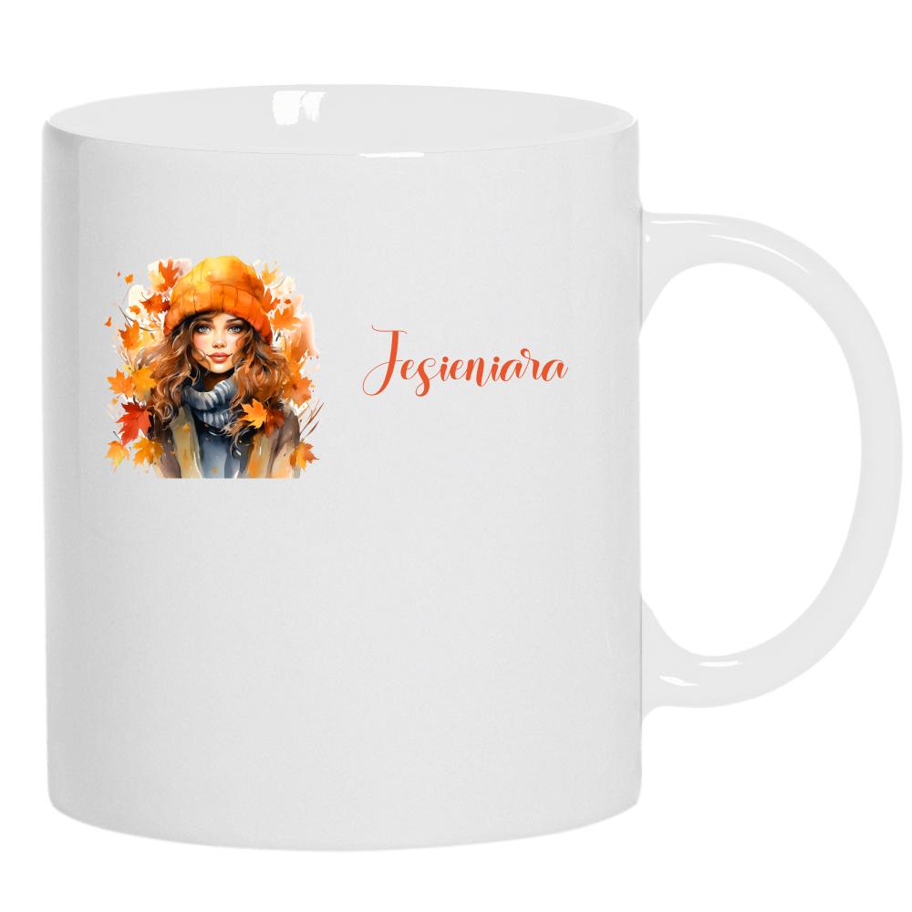 Jesieniara kubek ucho kolor kolor biały