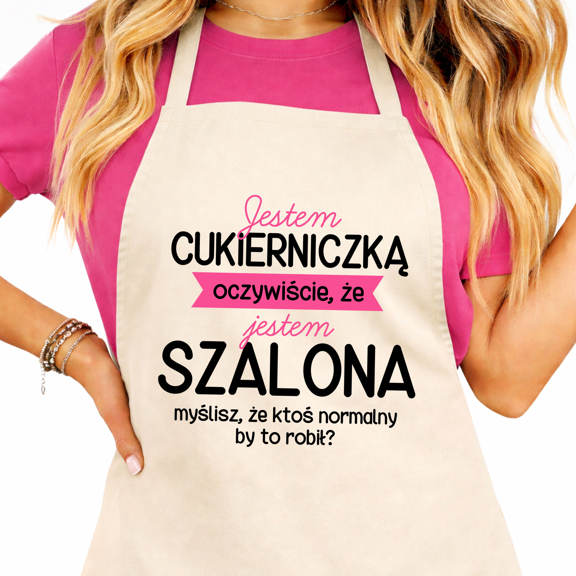 Jestem cukierniczką oczywiście jestem szalona fartuch