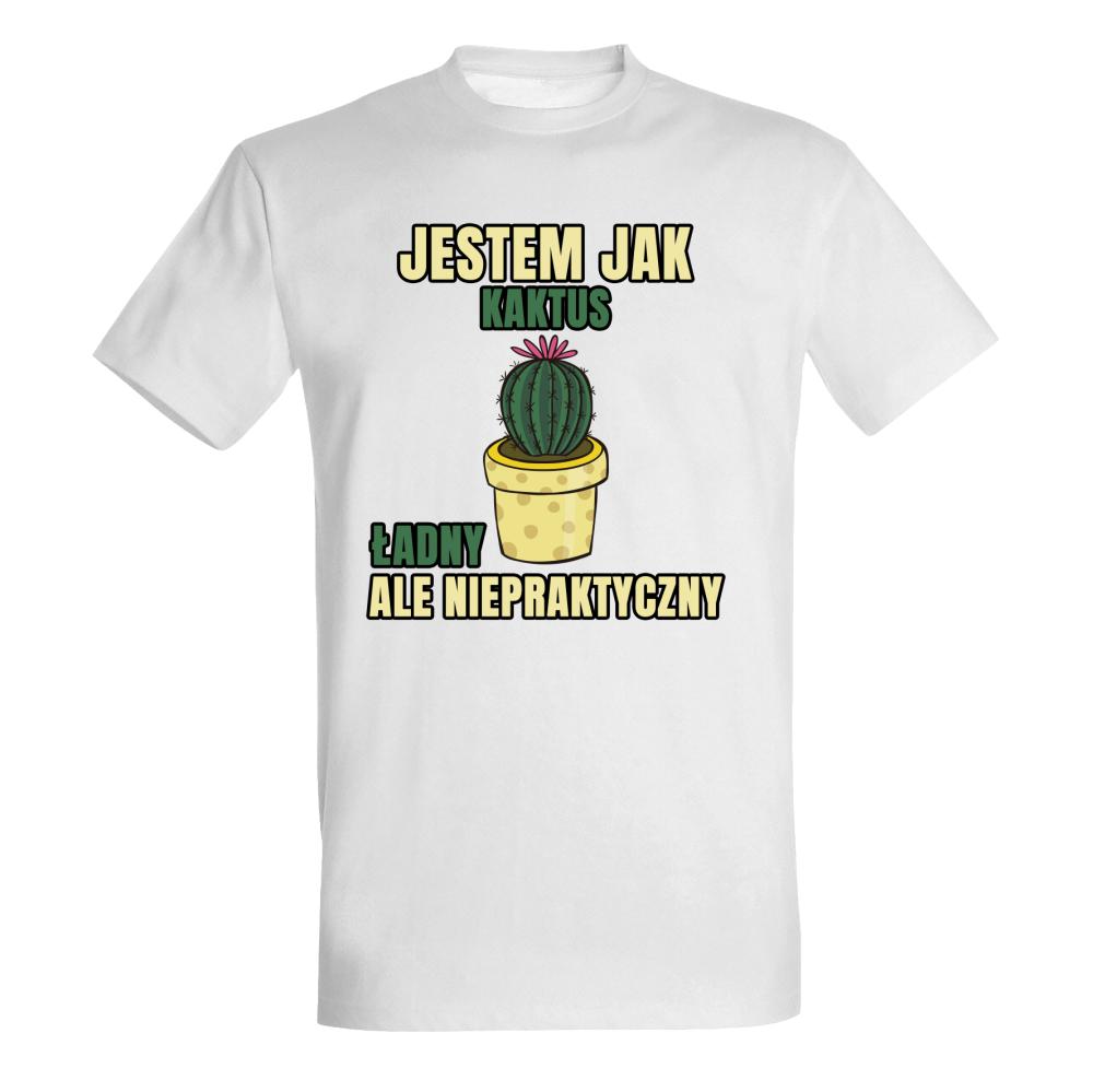 JESTEM JAK KAKTUS ŁADNY ALE NIEPRAKTYCZNY koszulka męska