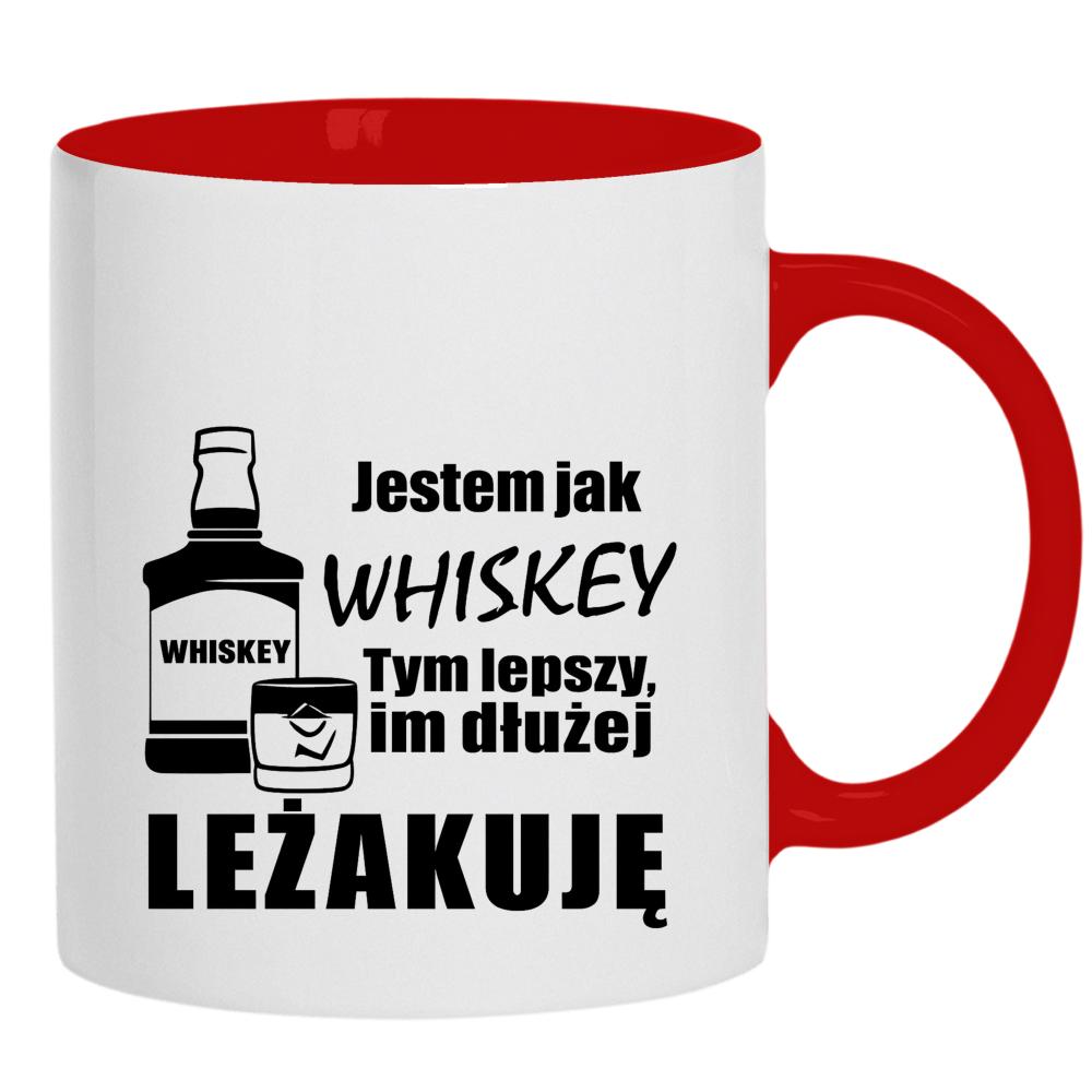Jestem jak whiskey 2 kubek ucho kolor