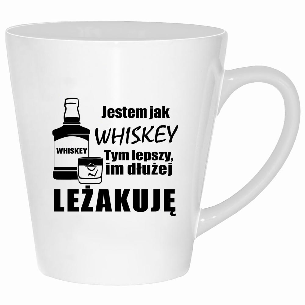 Jestem jak whiskey 2 kubek latte kolor biały