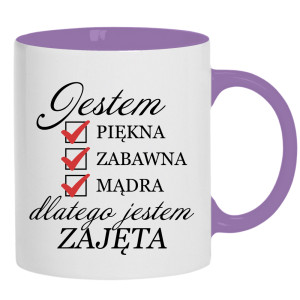 Jestem piękna zabawna dlatego jestem zajęta
