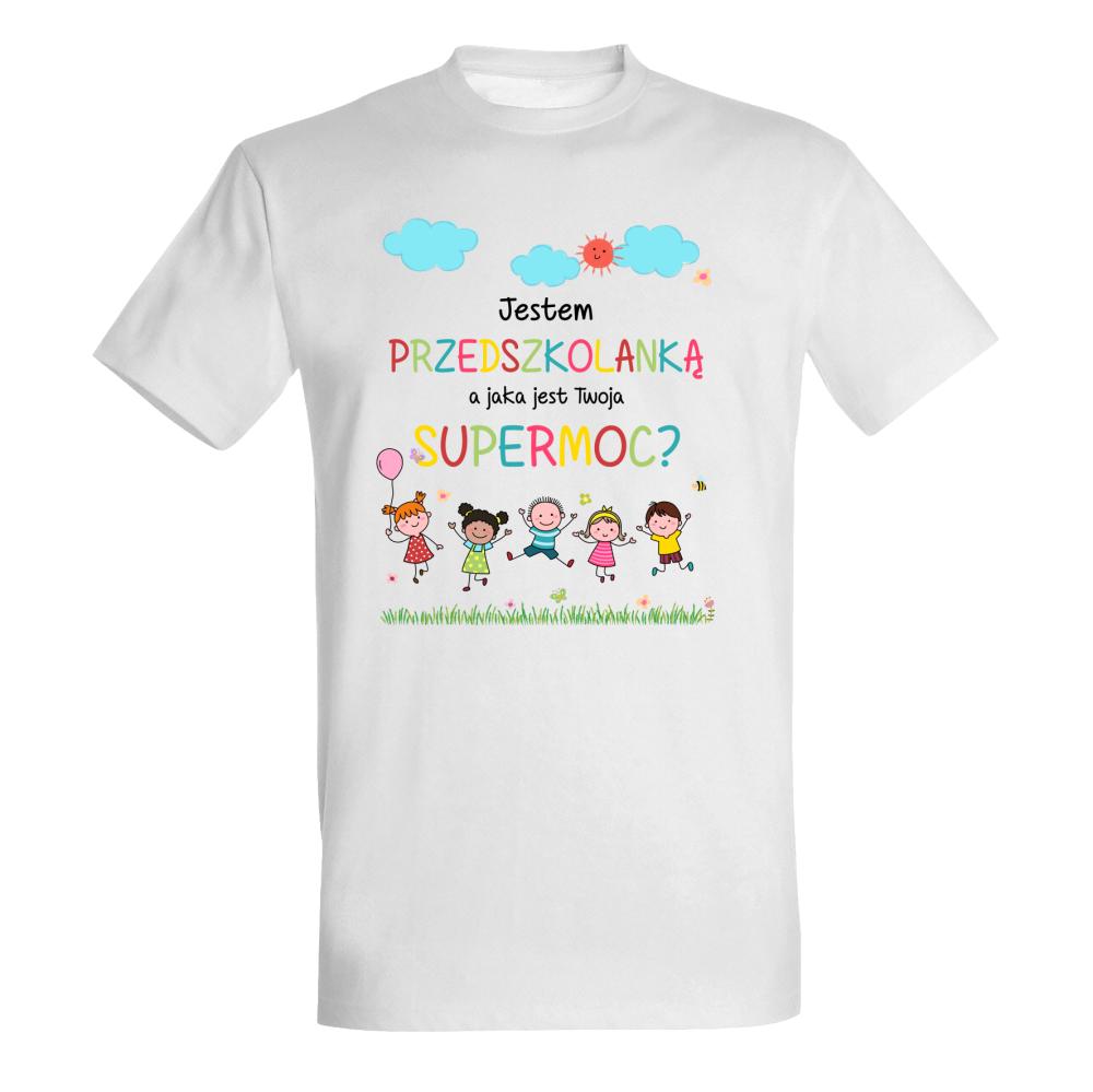 Jestem przedszkolanką a jaka Twoja supermoc koszulka męska