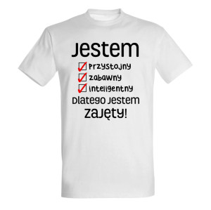 Jestem przystojny zabawny inteligentny
