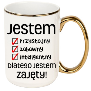 Jestem przystojny zabawny inteligentny