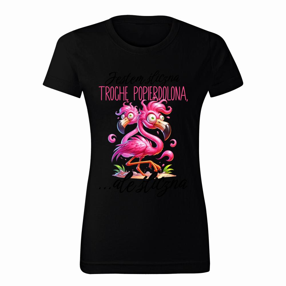 Jestem śliczna, trochę popie*dolona 2 koszulka damska