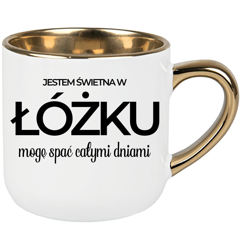 Jestem świetna w łóżkumogę spać dniami kubek elegant duży