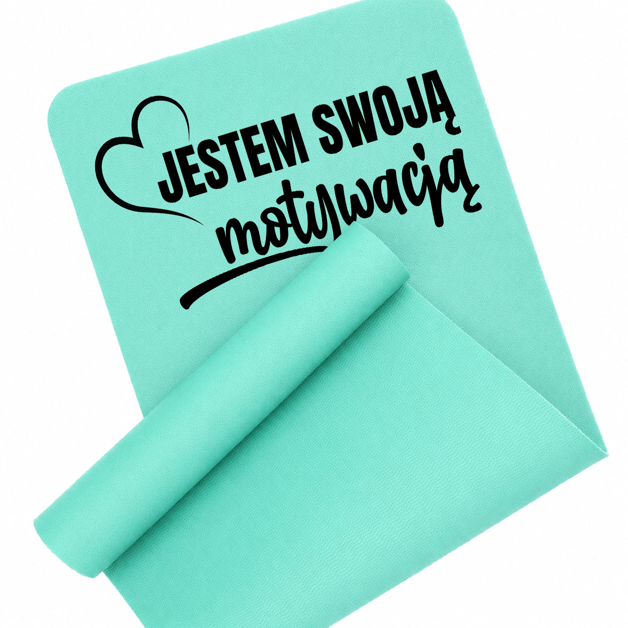 Jestem swoją motywacją mata piankowa do ćwiczeń