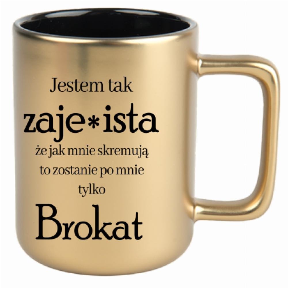 Jestem tak zaje*ista, że jak mnie skremują kubek złoty matowy kolor czerwony latte