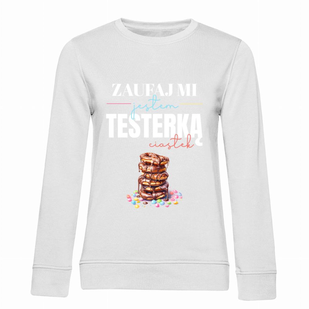 Jestem Testerką Ciastek bluza damska bez kaptura