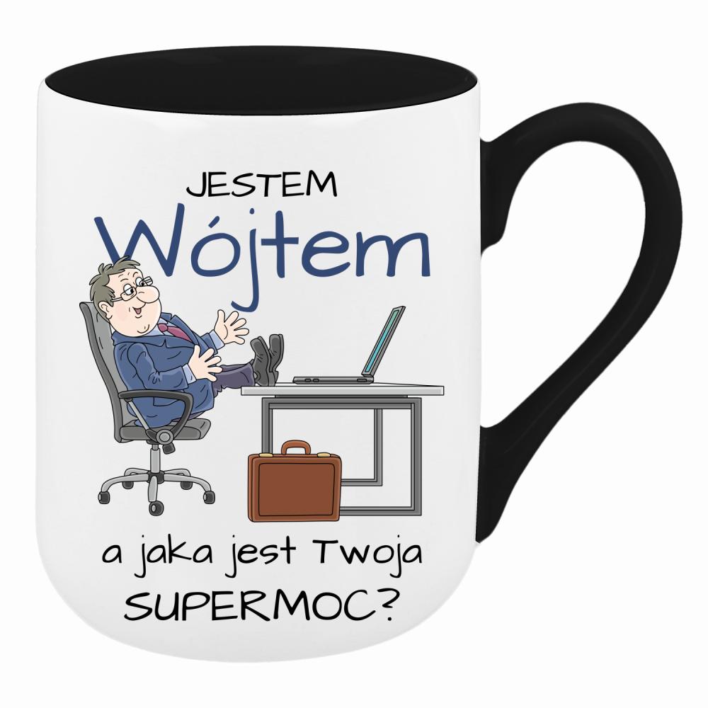 Jestem Wójtem – a jaka jest Twoja supermoc? kubek coffee kolor czerwony