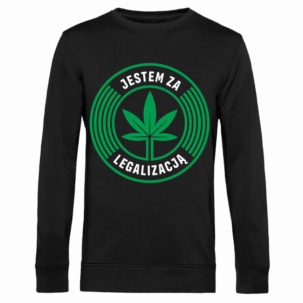 Jestem za legalizacją bluza męska bez kaptura