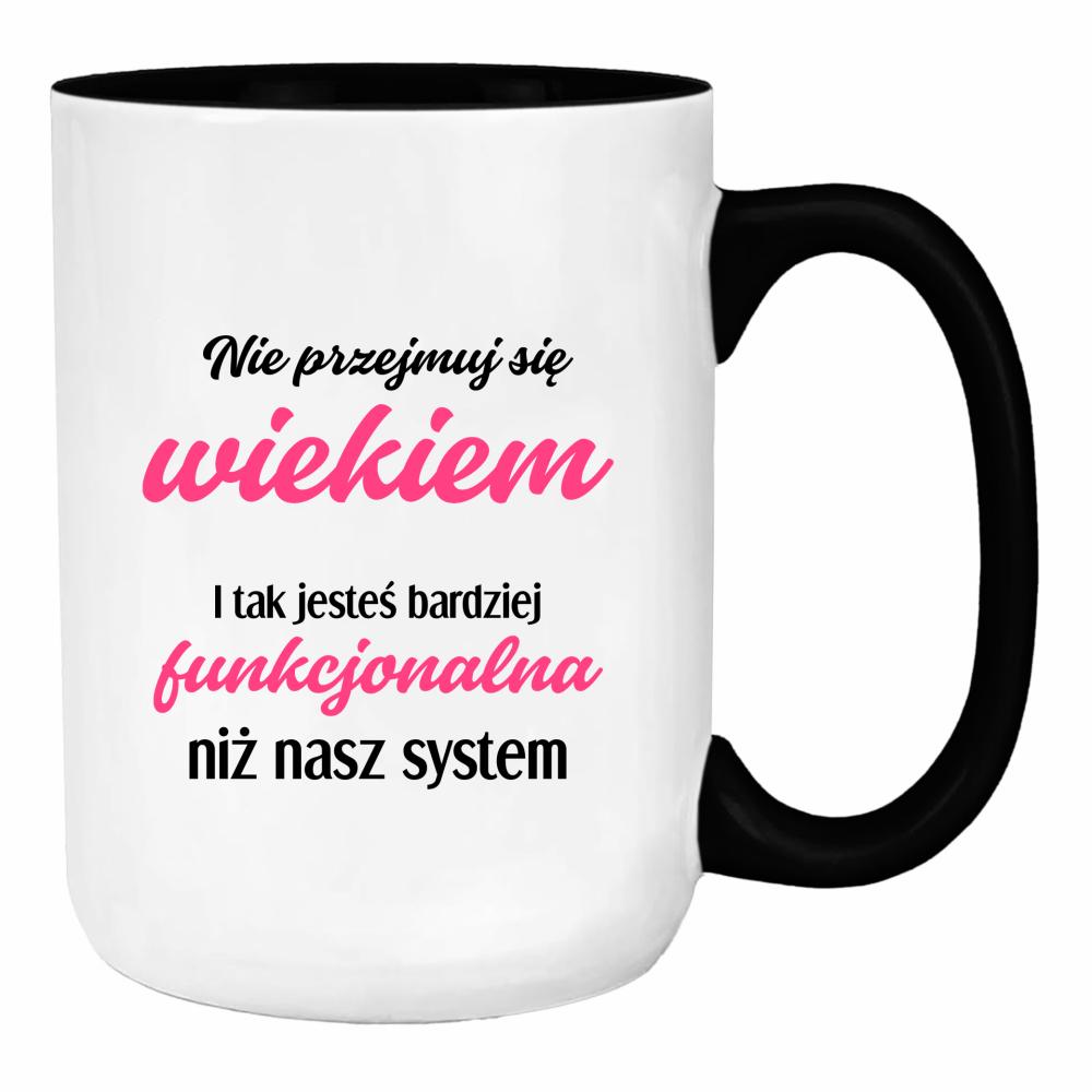 Jesteś bardziej funkcjonalna niż nasz system duży kubek ucho kolor kolor zielony