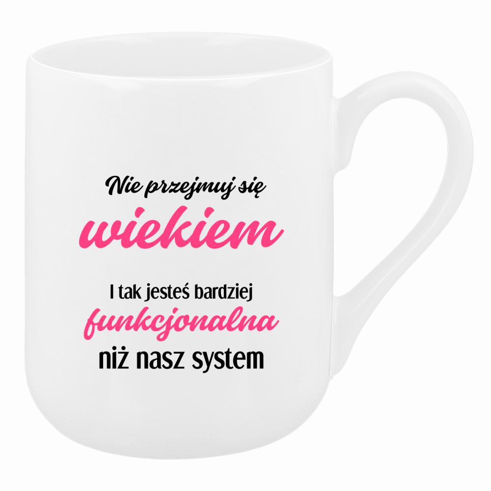 Jesteś bardziej funkcjonalna niż nasz system kubek coffee kolor biały