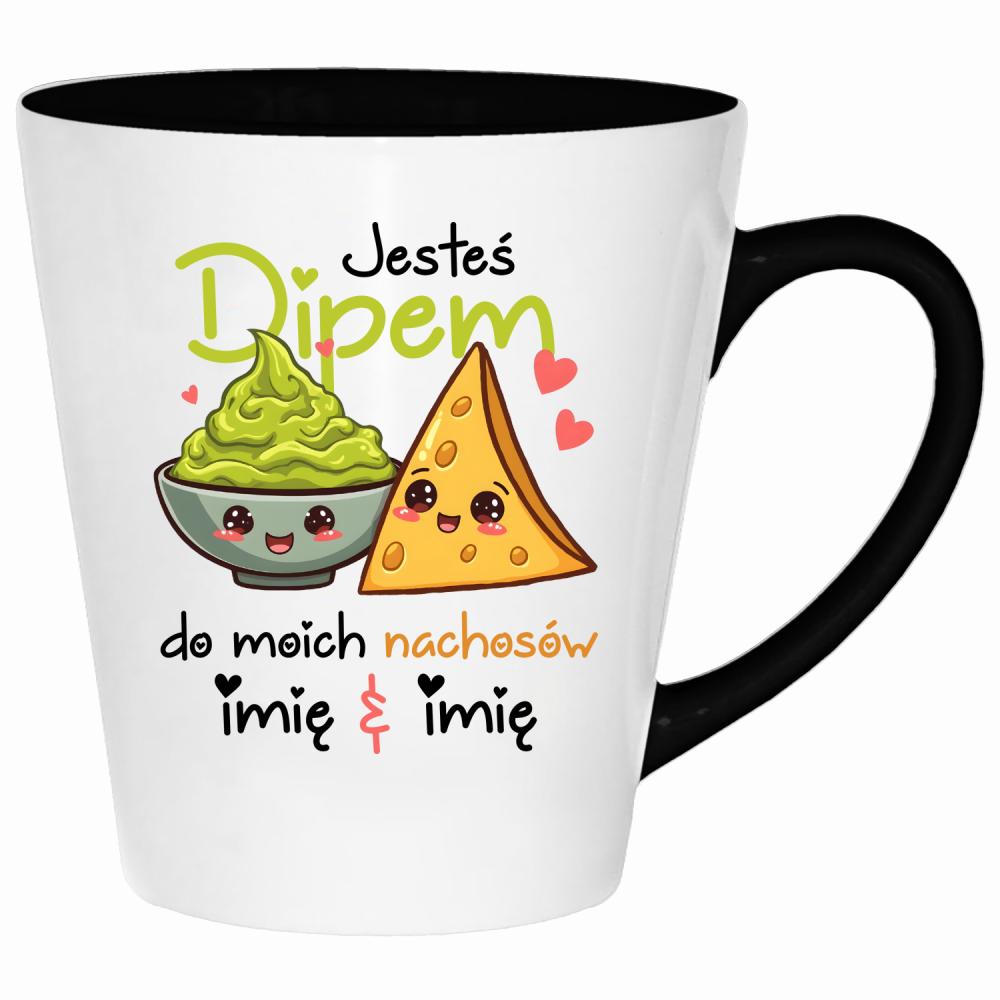 JESTEŚ DIPEM DO MOICH NACHOSÓW kubek latte kolor miętowo zielony