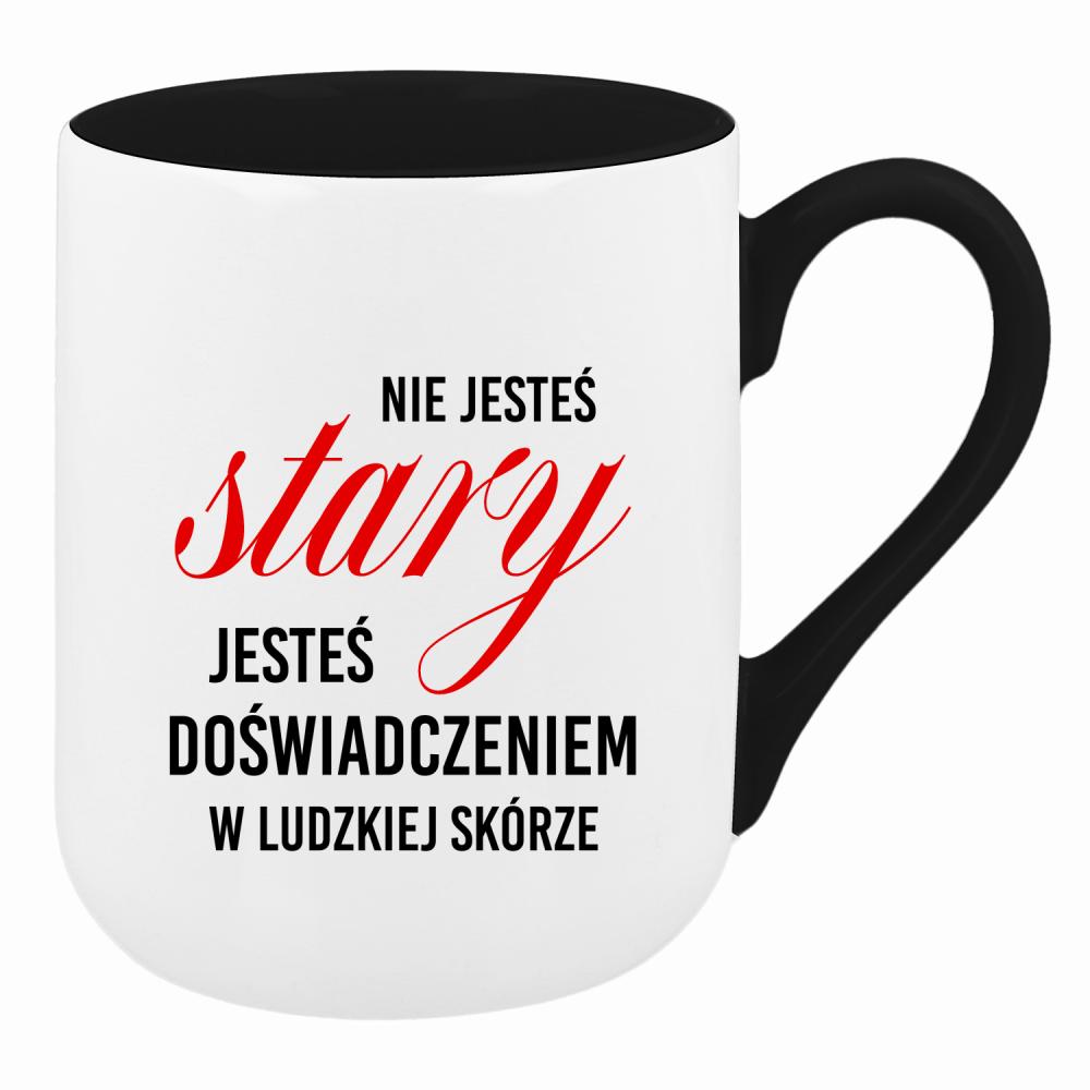 Jesteś doświadczeniem w ludzkiej skórze kubek coffee kolor zielony