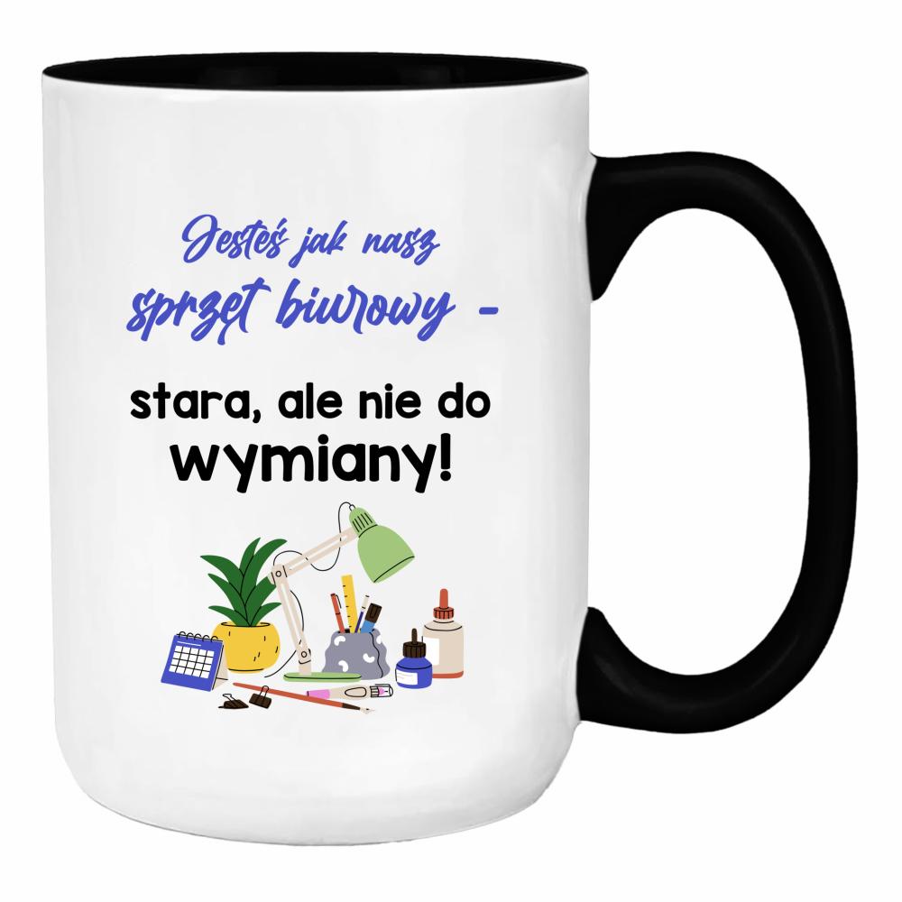 Jesteś jak nasz sprzęt biurowy stara duży kubek ucho kolor kolor zielony