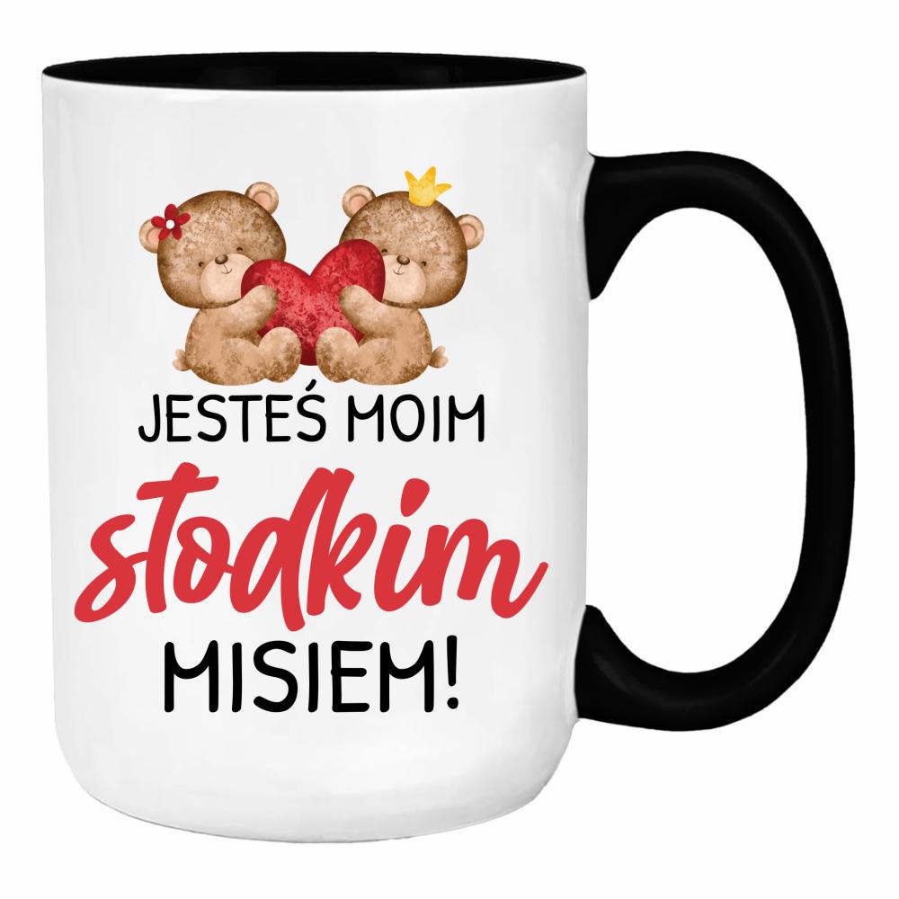 Jesteś moim słodkim misiem 2 duży kubek ucho kolor kolor jasnofioletowy