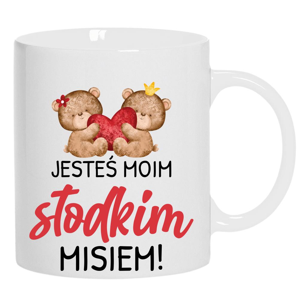 Jesteś moim słodkim misiem 2 kubek ucho kolor kolor biały