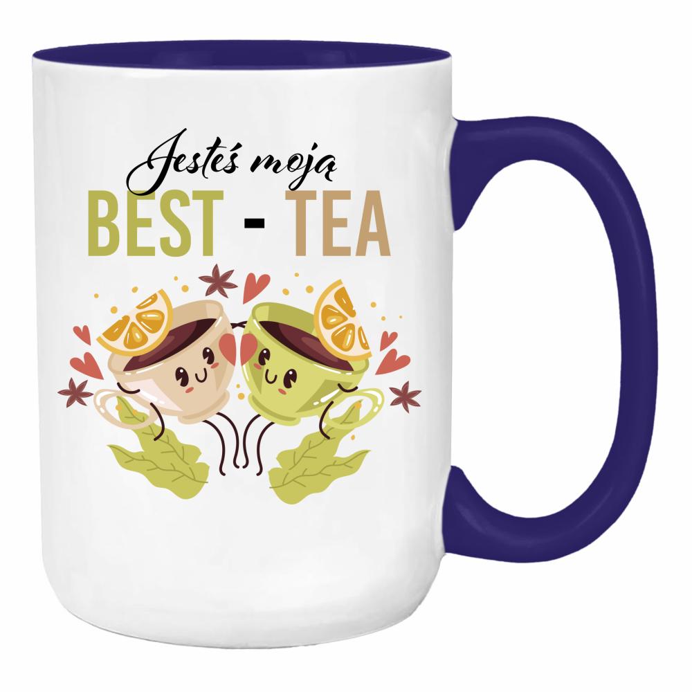 Jesteś moją Best-Tea duży kubek ucho kolor kolor navy