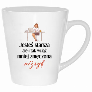 Jesteś starsza ale mniej zmęczona niż szef