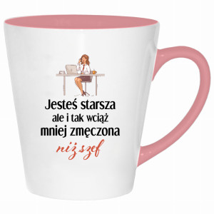 Jesteś starsza ale mniej zmęczona niż szef