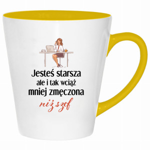Jesteś starsza ale mniej zmęczona niż szef