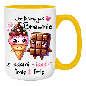 JESTEŚMY JAK BROWNIE Z LODAMI
