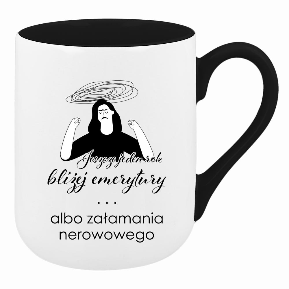 Jeszcze jeden rok bliżej emerytury kubek coffee kolor limonka