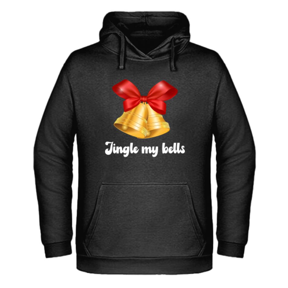 Jingle my bells bluza męska z kapturem