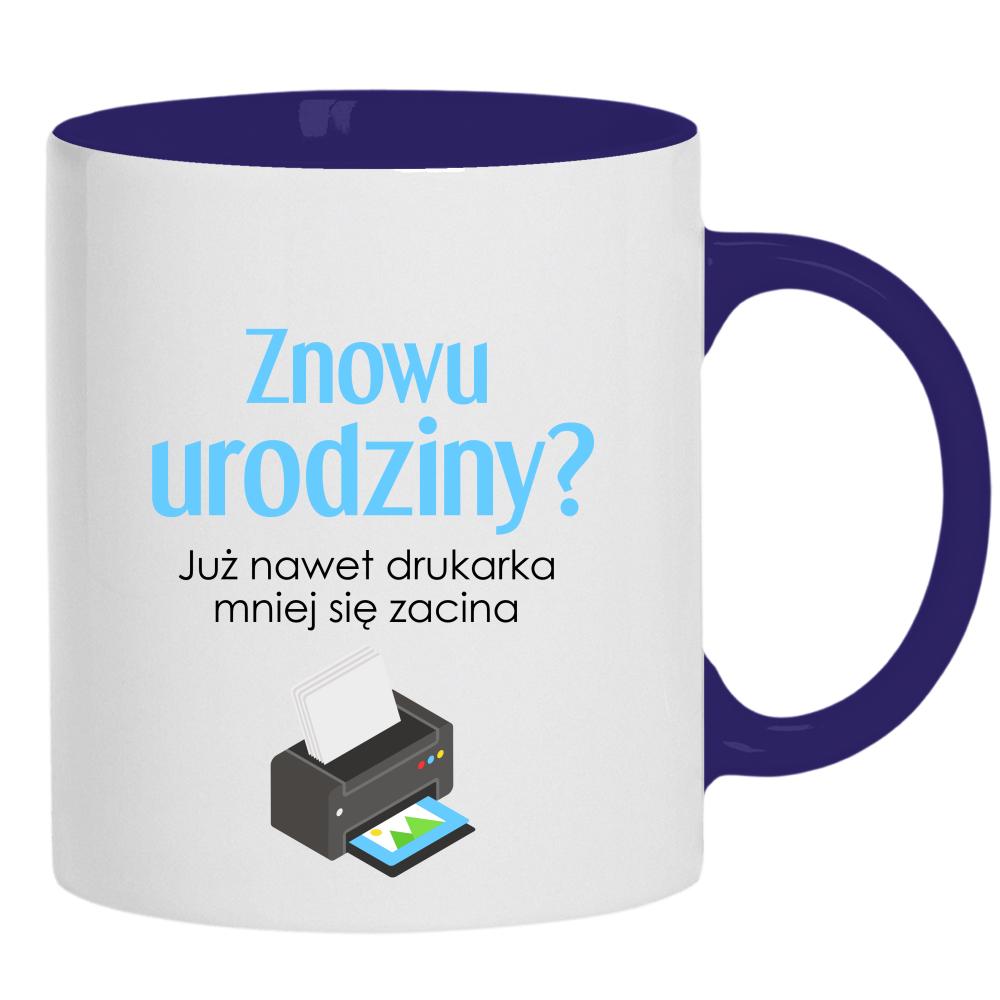 Już nawet drukarka mniej się zacina kubek ucho kolor kolor navy